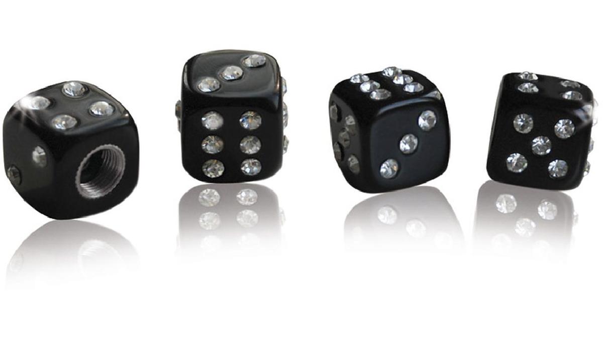 Foliatec+AirCaps+Capuchons+de+soupapes+Crystal+Cube+noir+-+4+pi%C3%A8ces